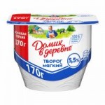 Творог мягкий Домик в деревне 5,5%, 170 г