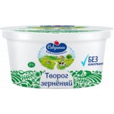 Творог Савушкин продукт 101 зерно зерненый 5%, 130 г в магазинах Дикси
