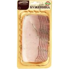 Буженина Егорьевская по-домашнему копчено-вареная в нарезке, 115 г в магазинах Дикси Буженина Егорьевская по-домашнему копчено-вареная в нарезке, 115 г в магазинах Дикси