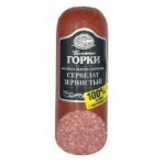 Колбаса Ближние горки Сервелат Зернистый, варено-копченая, 330 г
