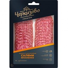 Колбаса Черкизово Салями Фламенко сырокопченая в нарезке, 100 г в магазинах Дикси
