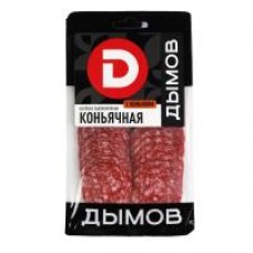 Колбаса Коньячная сырокопченая нарезка, 90 г в магазинах Дикси