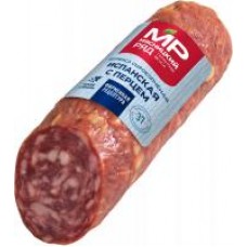Колбаса Мясницкий ряд Испанская, с перцем, сырокопченая, 200 г в магазинах Дикси