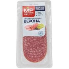 Колбаса Мясницкий ряд Верона сыровяленая полусухая нарезка, 90 г в магазинах Дикси