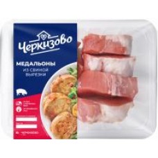 Медальон из свиной вырезки Черкизово охлажденный в лотке, 500 г в магазинах Дикси Медальон из свиной вырезки Черкизово охлажденный в лотке, 500 г в магазинах Дикси