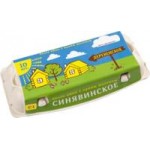 Яйцо куриное Синявинское Деревенское 1 категория, 10 шт Яйцо куриное Синявинское Деревенское 1 категория, 10 шт