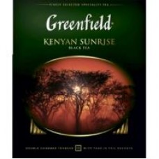 Чай Greenfield Kenyan Sunrise черный в пакетиках, 100 шт в магазинах Дикси
