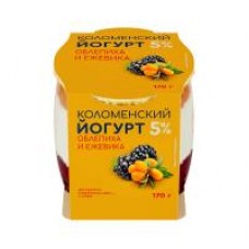Йогурт Коломенский Облепиха и ежевика, 5%, 170 г в магазинах Дикси