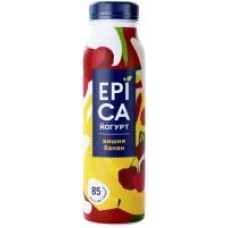 Йогурт питьевой Epica Вишня-банан, 2,5%, 260 г в магазинах Дикси