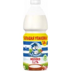 Молоко Простоквашино, 3,2%, 1,4 л в магазинах Дикси