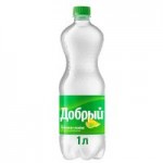 Напиток безалкогольный Добрый Лимон-лайм, газированный, 1 л