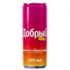Напиток безалкогольный Добрый Манго-маракуйя, газированный, 0,33 л в магазинах Дикси