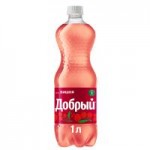 Напиток безалкогольный Добрый Вишня, газированный, 1 л