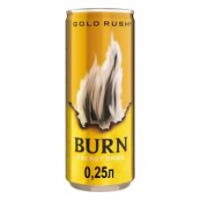 Энергетический напиток Burn Gold Rush, 0,25 л в магазинах Дикси