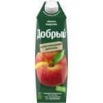 Напиток сокосодержащий Добрый Яблоко и персик, 1 л