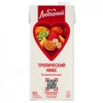 Напиток сокосодержащий Любимый Тропический микс, 0,95 л