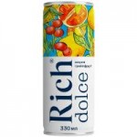 Напиток сокосодержащий Rich Dolce Яблоко, вишня и грейпфрут, 0,33 л