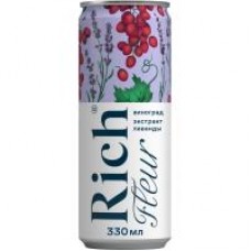 Напиток сокосодержащий Rich Fleur из винограда с ароматом лаванды, 0,33 л в магазинах Дикси