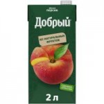 Нектар Добрый Персик-яблоко, 2 л