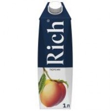 Нектар Rich персиковый с мякотью, 1 л в магазинах Дикси