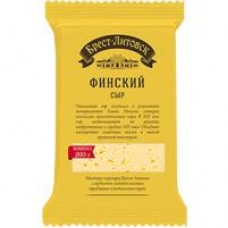 Сыр Брест-Литовск Финский полутвердый 45%, 200 г в магазинах Дикси