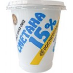 Сметана РостАгроЭкспорт, 15%, 280 г
