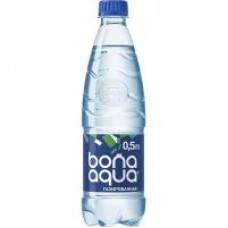 Вода питьевая Bona Aqua, газированная, 0,5 л в магазинах Дикси