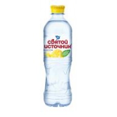 Вода Святой источник Лимон, негазированная, 0,5 л в магазинах Дикси
