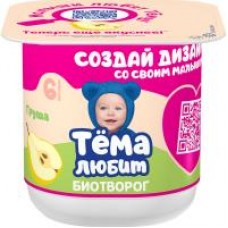 Биотворог Тёма Груша 4%, 95 г в магазинах Дикси