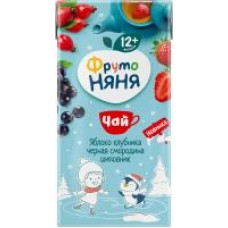 Чай детский ФрутоНяня Яблоко, клубника, черная смородина и шиповник, 0,2 л в магазинах Дикси