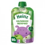 Фруктовое пюре Heinz Наливное яблочко, с 4 месяцев, 90 г