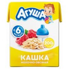 Каша молочная Агуша Засыпай-ка/Вставай-ка Овсянка-Малина, 200 мл в магазинах Дикси