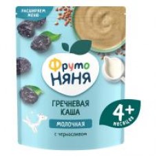 Каша молочная ФрутоНяня Гречневая с черносливом, 200 г в магазинах Дикси
