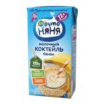 Коктейль молочный ФрутоНяня Банан, 2,1%, 200 мл Коктейль молочный ФрутоНяня Банан, 2,1%, 200 мл