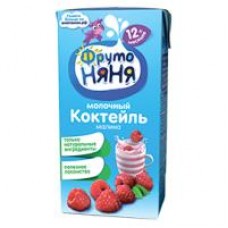 Коктейль молочный ФрутоНяня Малина, 2,1%, 200 мл в магазинах Дикси Коктейль молочный ФрутоНяня Малина, 2,1%, 200 мл в магазинах Дикси