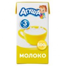 Молоко стерилизованное Агуша 3,2% с 3 лет, 500 г в магазинах Дикси