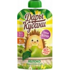 Пюре Дары Кубани из яблок, с 4 месяцев, 90 г в магазинах Дикси