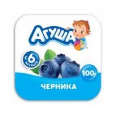 Творог фруктовый Агуша Черника 3,9% с 6 месяцев, 100 г в магазинах Дикси