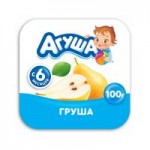 Творог фруктовый Агуша Груша 3,9% с 6 месяцев, 100 г