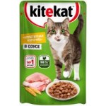 Корм для кошек Kitekat Курица в соусе, влажный, 85 г