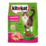 Корм для кошек Kitekat Телятинка Аппетитная, сухой, 350 г