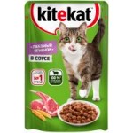 Корм для кошек Kitekat Ягненок в соусе, влажный, 85 г