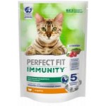 Корм для кошек Perfect Fit Immunity Индейка, спирулина и клюква, сухой, 580 г