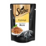 Корм для кошек Sheba Appetito Ломтики Курица в желе, влажный, 75 г