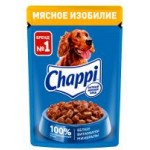 Корм для собак Chappi Мясное Изобилие, влажный, 85 г