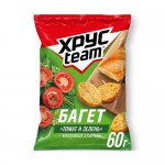 Сухарики Хрусteam Багет томат и зелень 60г Сухарики Хрусteam Багет томат и зелень 60г