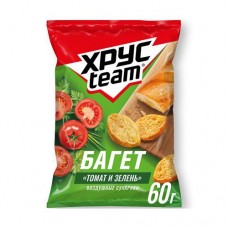 Сухарики Хрусteam Багет томат и зелень 60г в магазинах Фасоль