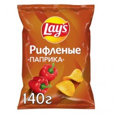 Чипсы Lay's рифленые Паприка, 140г в магазинах Фасоль