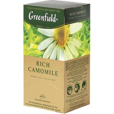 Чай Greenfield Rich Camomile 1.5г х 25шт, 38г в магазинах Фасоль