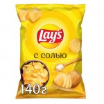 Чипсы Lay's с солью, 140г